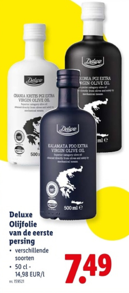 Olijfolie van de eerste persing