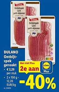 DULANO Ontbijtspek gerookt