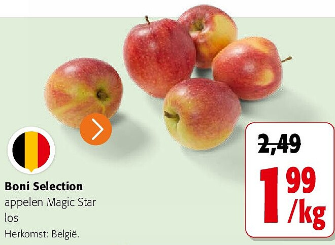 Boni Selection appelen Magic Star los Herkomst: België