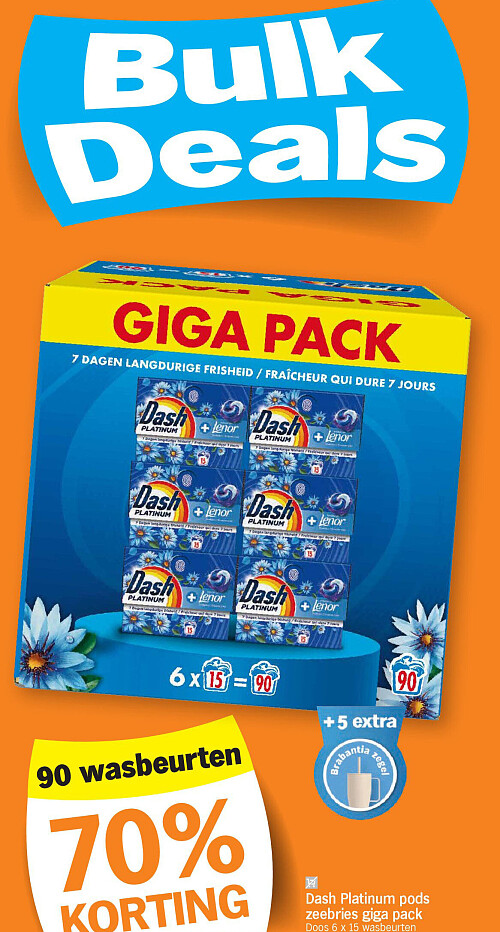 Dash Platinum pods zeebries giga pack