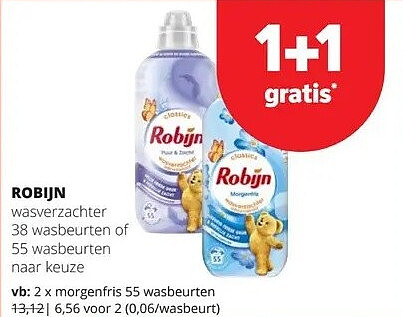 ROBIJN morgenfris 55 wasbeurten