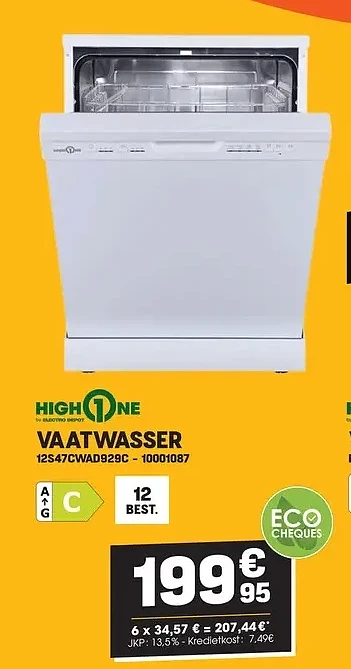 High One VAATWASSER 12S47CWAD929C