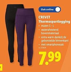 CRIVIT Thermosportlegging