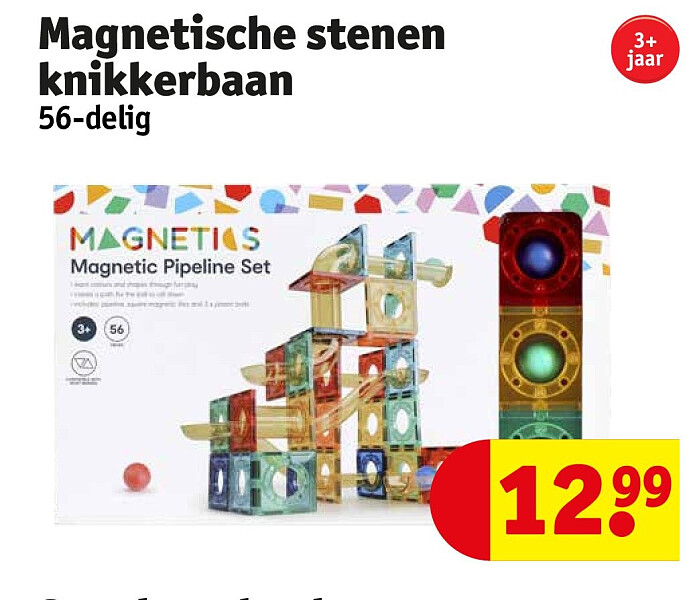 Magnetische stenen knikkerbaan
