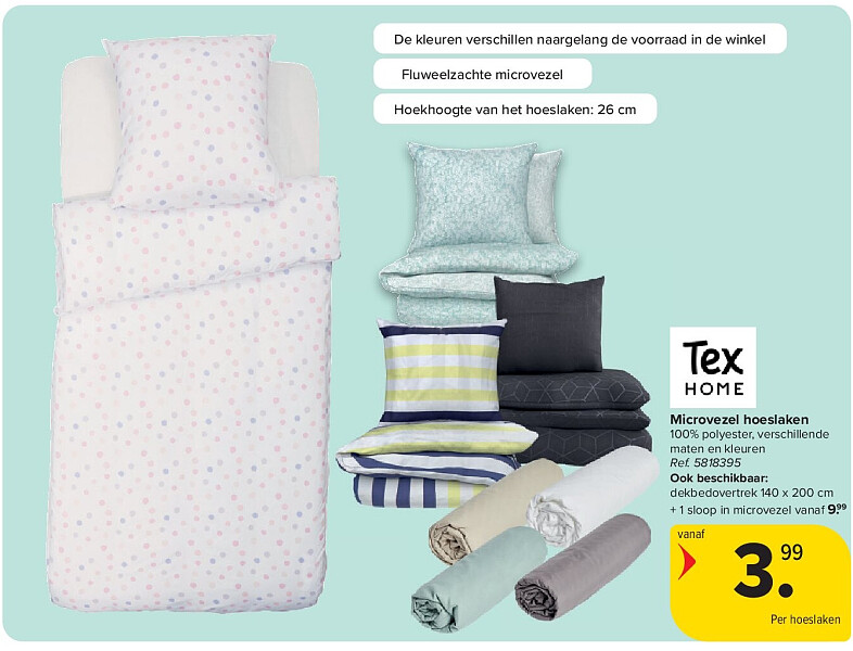 Microvezel hoeslaken