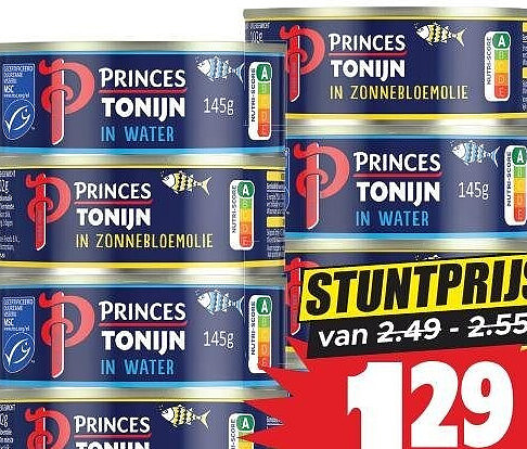 Princes tonijnstukken