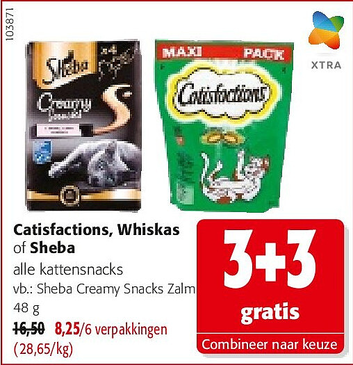 Sheba Creamy Snacks Zalm 48 g