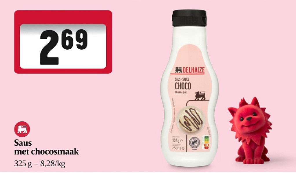 Saus met chocosmaak