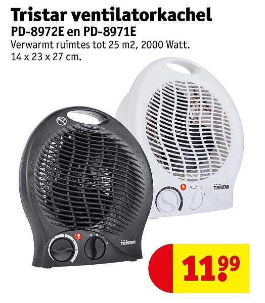 Tristar ventilatorkachel