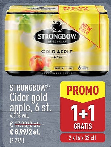 Cider gold apple, 6st.