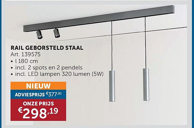 RAIL GEBORSTELD STAAL