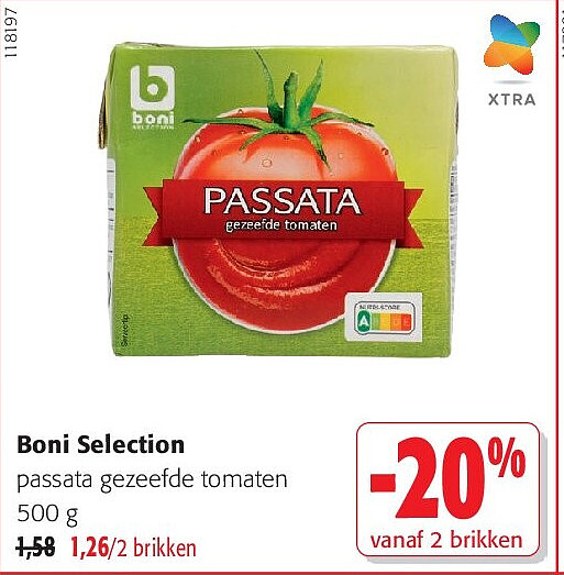 Boni Selection passata gezeefde tomaten 500 g