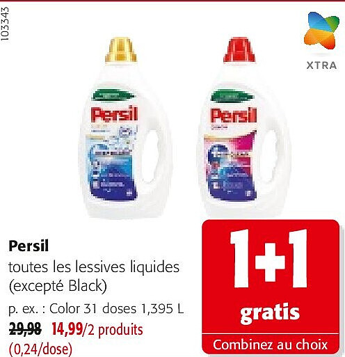 Persil toutes les lessives liquides