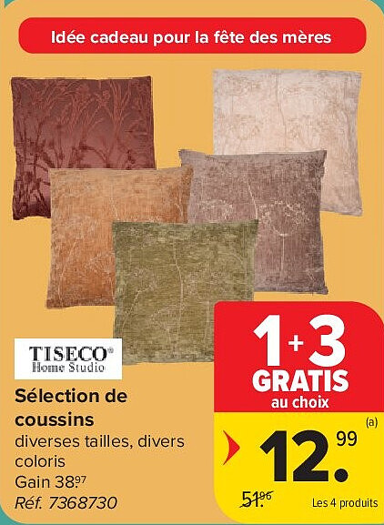 Sélection de coussins