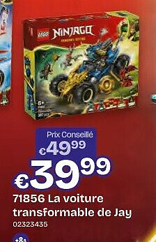 71856 La voiture transformable de Jay