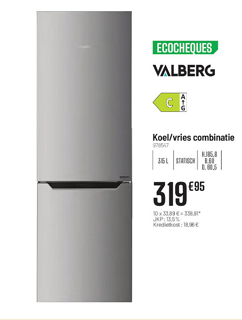 Valberg Koel/vries combinatie