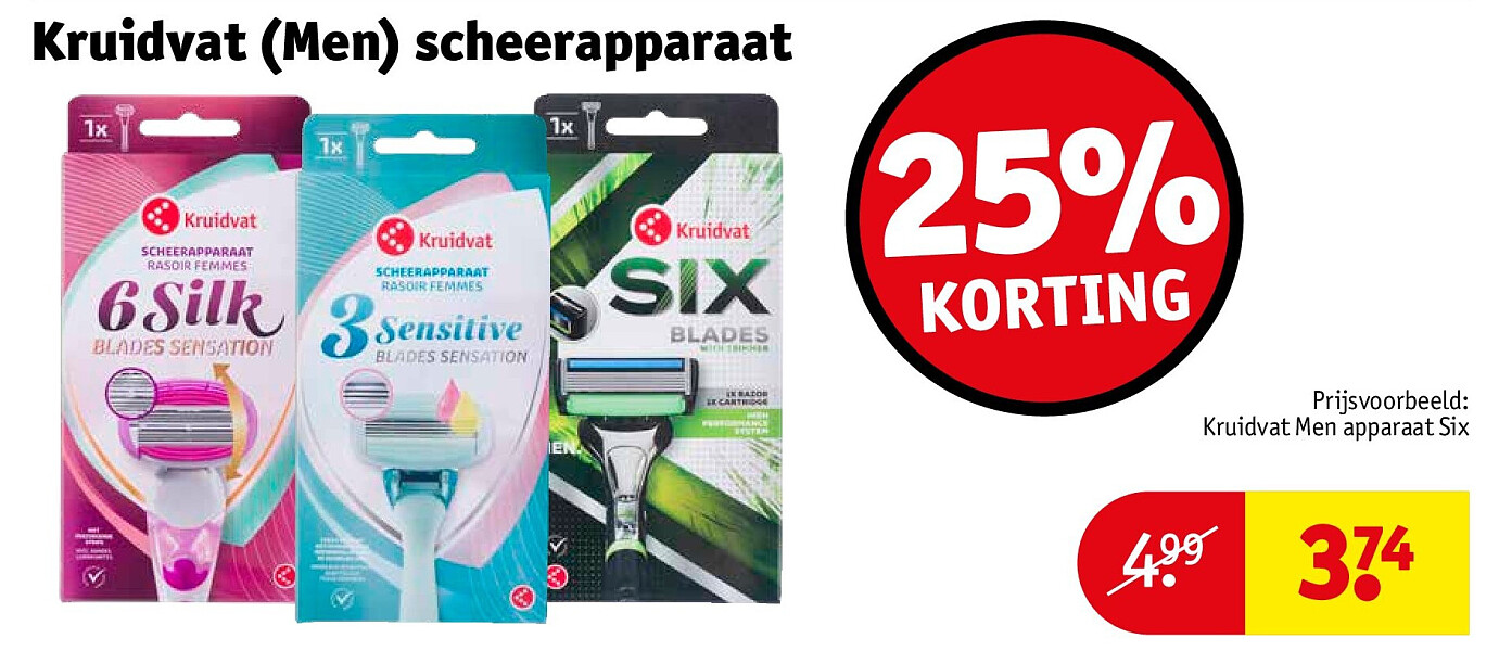 Kruidvat (Men) scheerapparaat