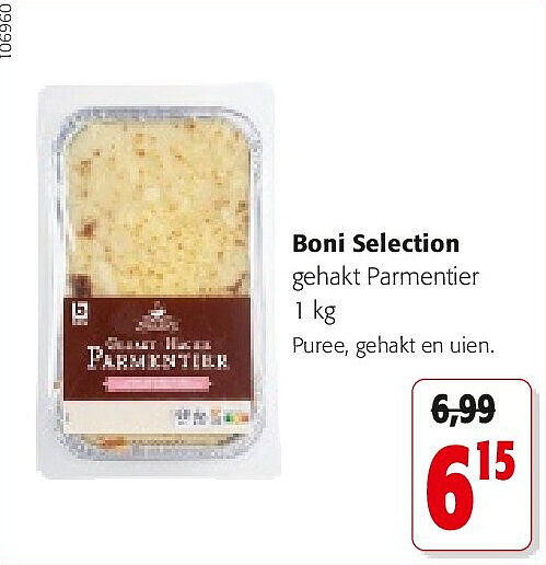 Boni Selection gehakt Parmentier 1 kg