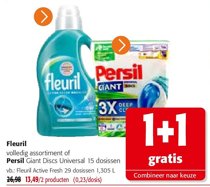 Fleuril Active Fresh 29 dosissen 1,305 L