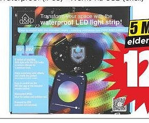 Waterproof LED lichtstrip 5 meter