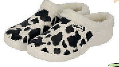 Clogs met koeienprint