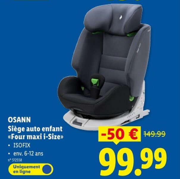 Siège auto enfant <Four maxi i-Size»