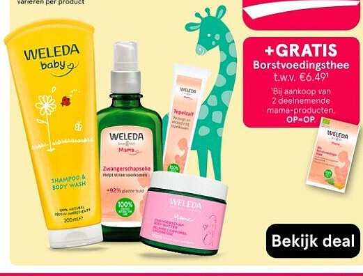 Weleda mama- en babyverzorging