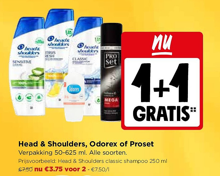 Head & Shoulders, Odorex of Proset