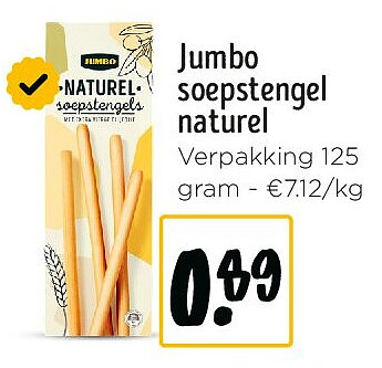 Jumbo soepstengel naturel