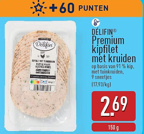Premium kipfilet met kruiden