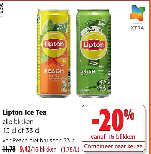 Lipton Ice Tea Peach niet bruisend 33 cl