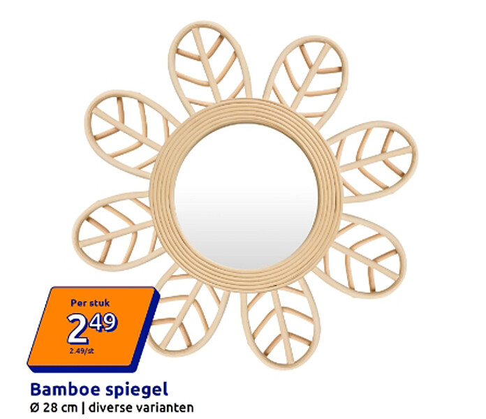 Bamboe spiegel
