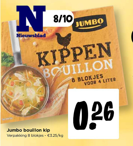 Jumbo bouillon kip