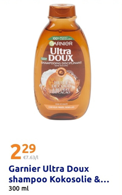 Garnier Ultra Doux shampoo Kokosolie & Cacaoboter