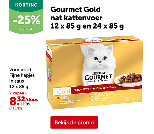 Fijne hapjes in saus 12 x 85 g