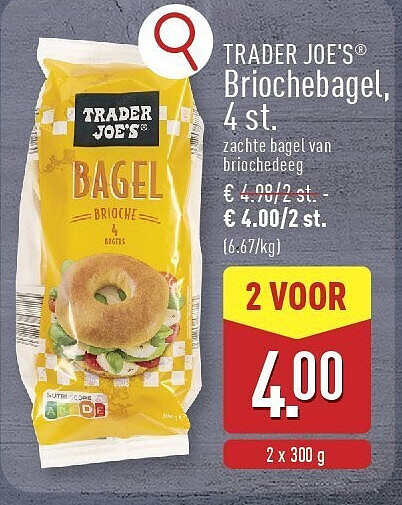Briochebagel, 4st.