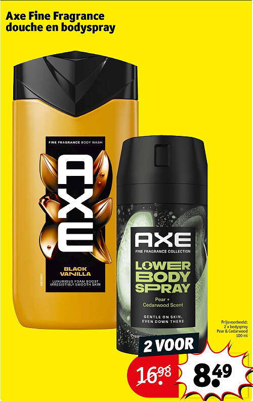 Axe Fine Fragrance douche en bodyspray