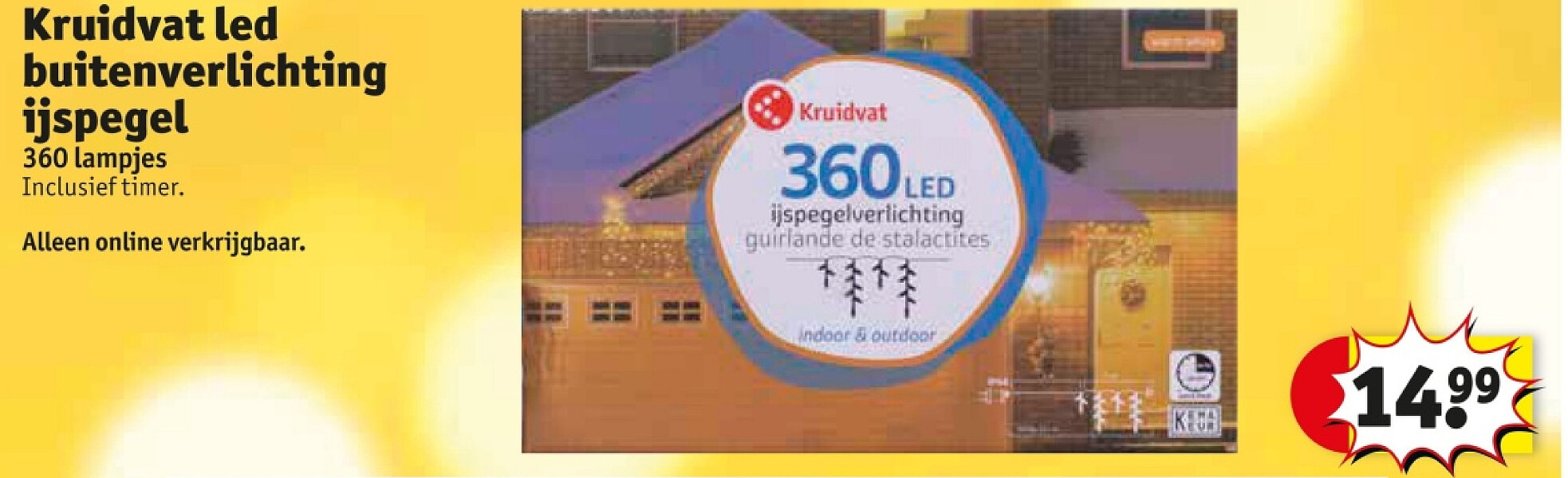 Kruidvat led buitenverlichting ijspegel