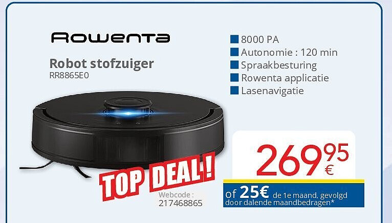 Rowenta Robot stofzuiger RR8865E0
