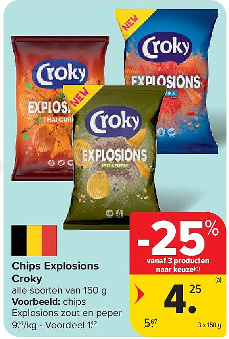 Chips Explosions Croky