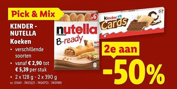 KINDERNUTELLA Koeken