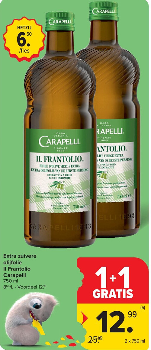 Extra zuivere olijfolie Il Frantolio Carapelli
