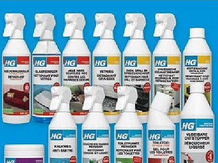 HG-reinigingsproducten