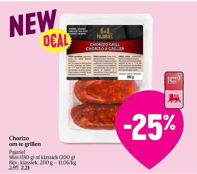 Chorizo om te grillen