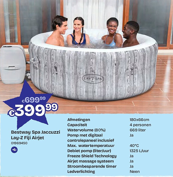 Bestway Spa Jaccuzzi Lay-Z Fiji Airjet