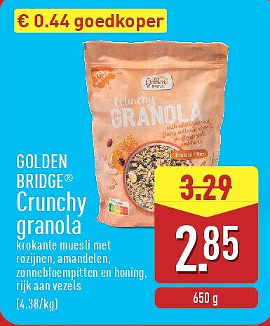 Crunchy granola