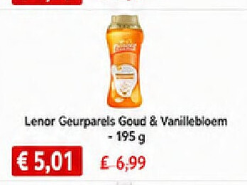 Lenor Geurparels Goud & Vanillebloem -195 g