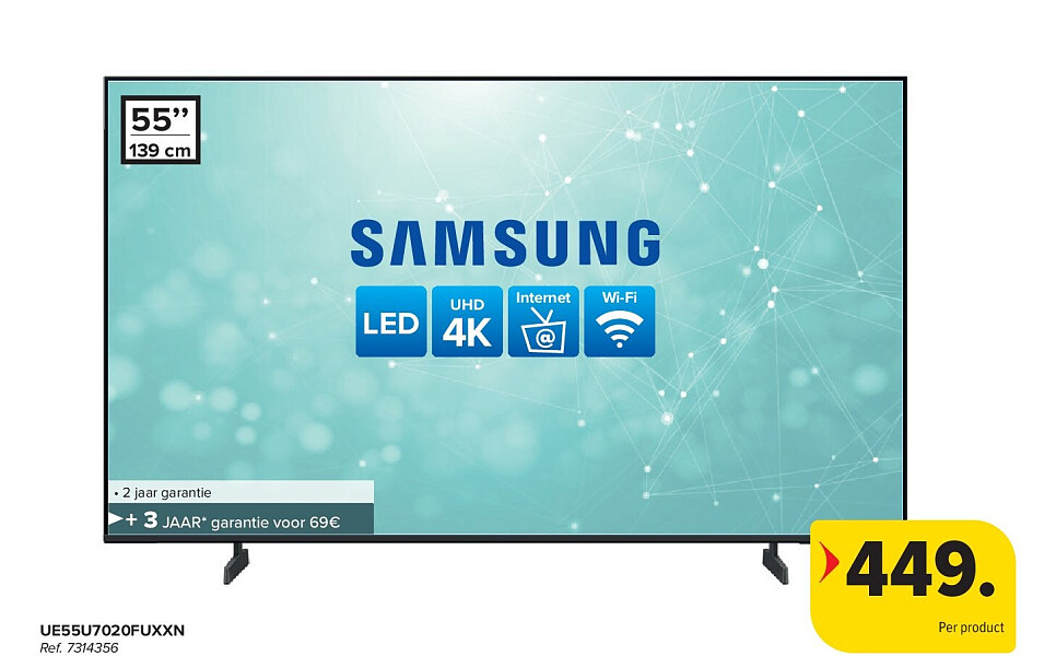 SAMSUNG UE55U7020FUXXN LED TV