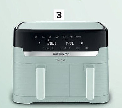 Friteuse zonder olie Dual Easy Fry & Grill Airfryer EY905D10