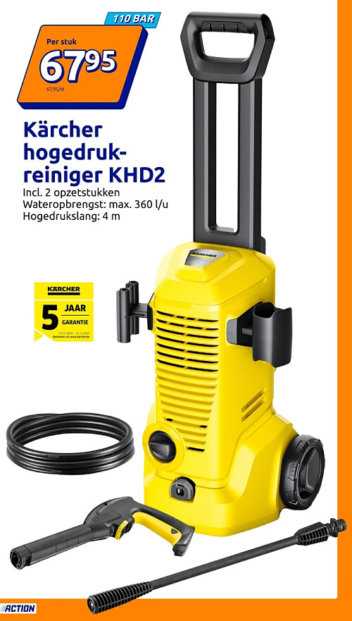 Kärcher hogedrukreiniger KHD2